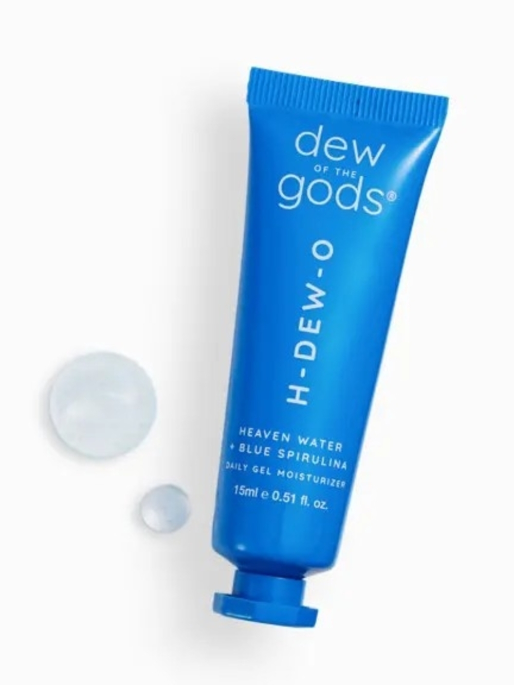 Dew of the Gods H-DEW-O Blue Spirulina Daily Gel Moisturizer- Deluxe Mini